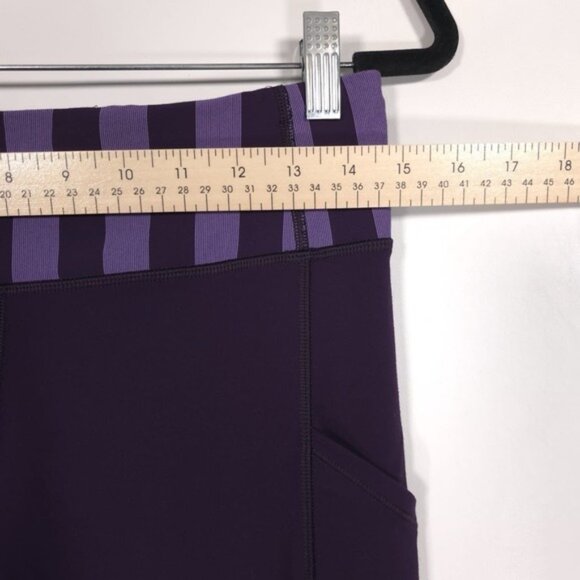 Lululemon Women's Size 8‎ Deep Zinfandel Speed Tight Brushed Interlock Leggings - Picture 8 of 13